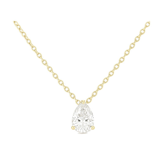 Honorine pear-cut necklace