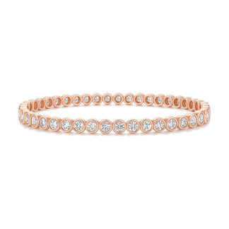 Pauline bracelet in 14K rose gold with a lab-grown diamond