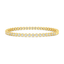 Pauline bracelet in 14K yellow gold with a lab-grown diamond