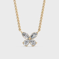 Livia — Diamond Pendant — זהב צהוב — וידאו
