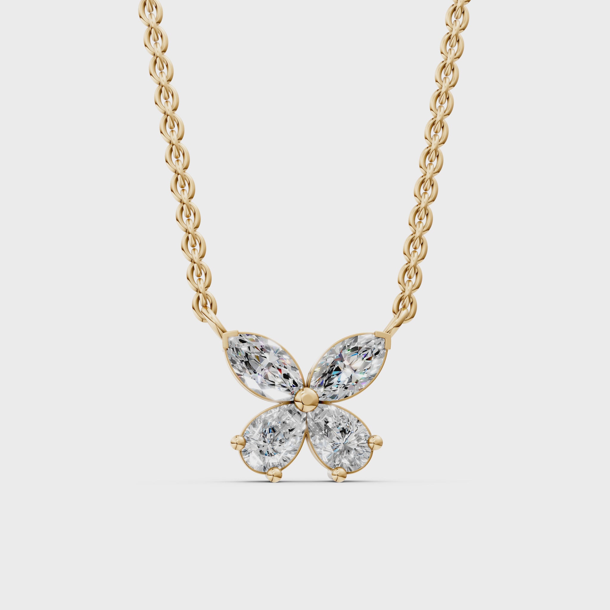 Livia — Diamond Pendant — זהב צהוב — וידאו